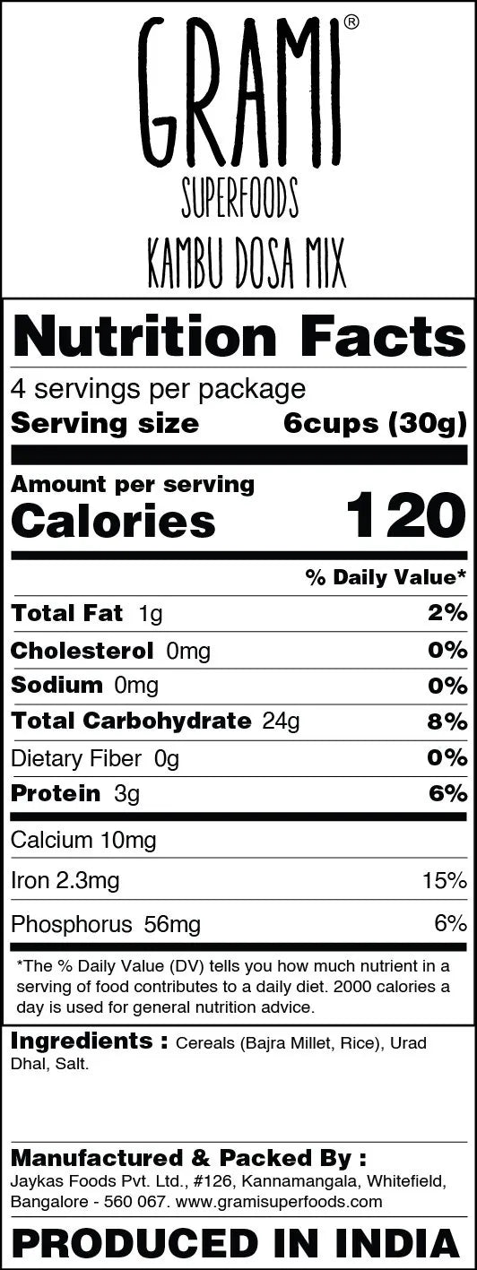 Adai Mix 200g | Protein Rich Millet Mix