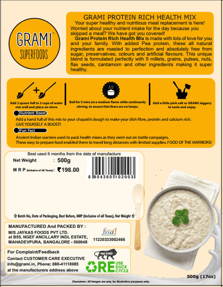 G25 Protein Rich Health Mix Porridge | Gluten-Free 500g