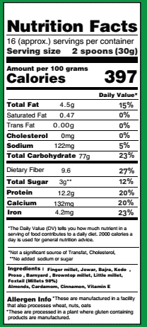 G25 Protein Rich Health Mix Porridge | Gluten-Free 500g