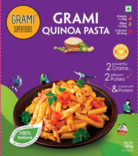 Quinoa Millet Pasta | Multigrain Pasta | High Protein Pasta